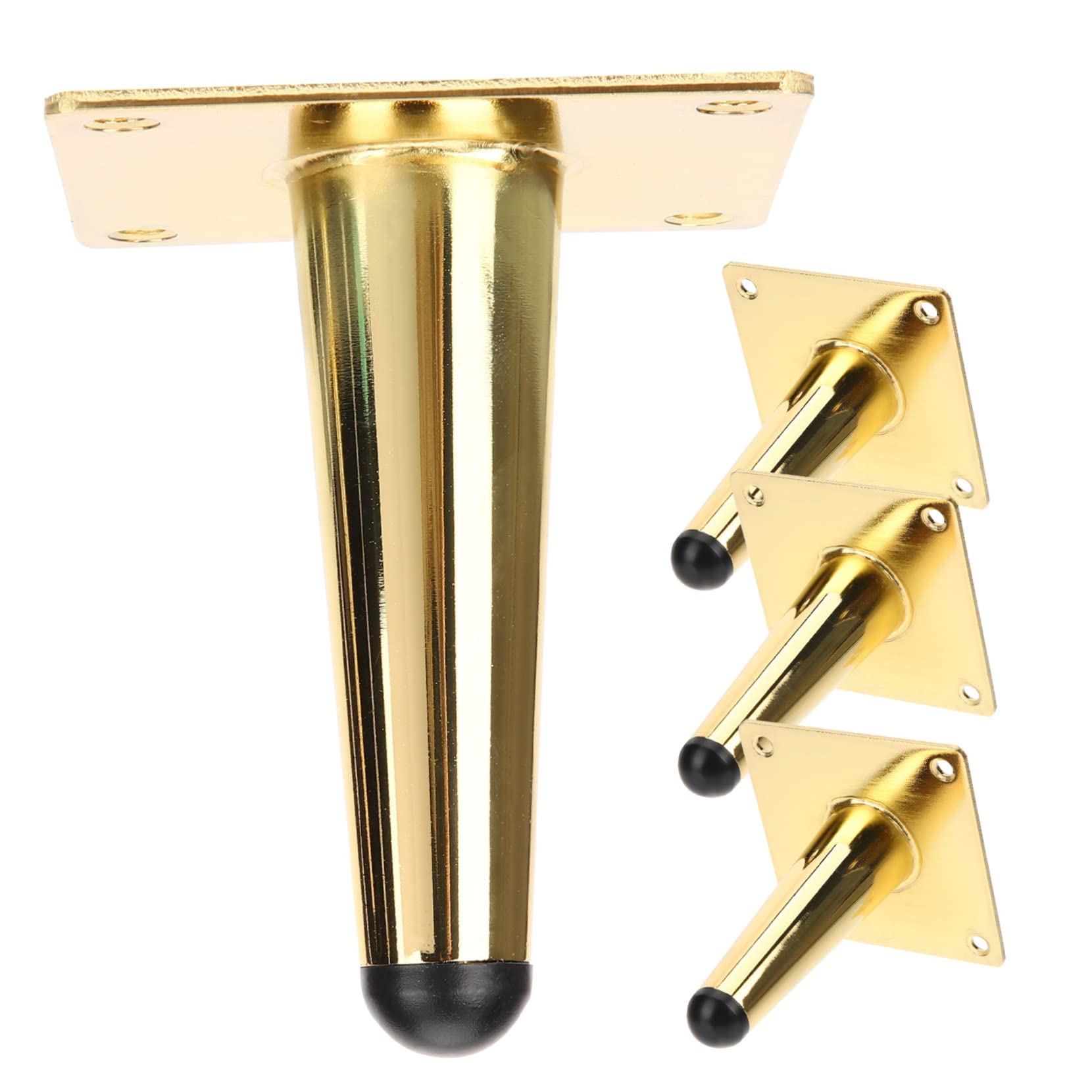 Meubles doré remplacement pour canapé et lit - Lot de 4 pieds de table jojofuny antirouille