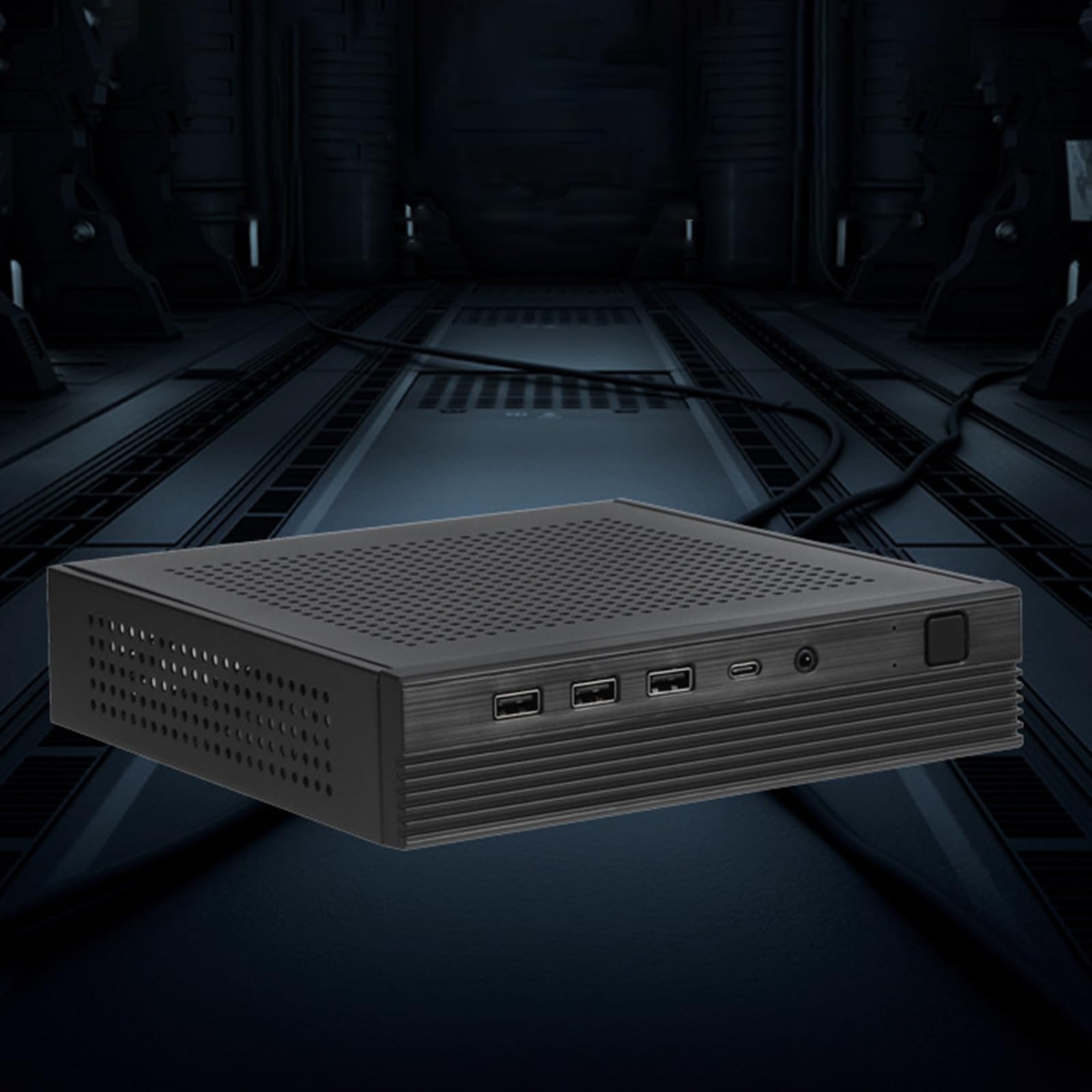TX06 Piccolo ITX PC Case Per Sottile DCIN Schede Madri Appassionati Di Computer E Postazioni Di Lavoro Efficienti
