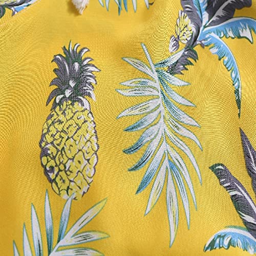 Herenshort Elastische taille Trekkoord Recht Midden taille Bloemen Knap splitsen Casual Modieus Comfortabel Veelzijdig S - Afbeelding 5