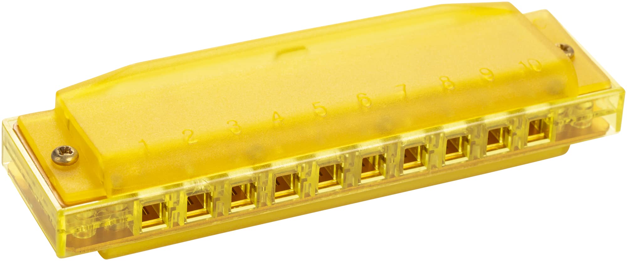 HOHNER Harmonica Translucent Harp C Yellow