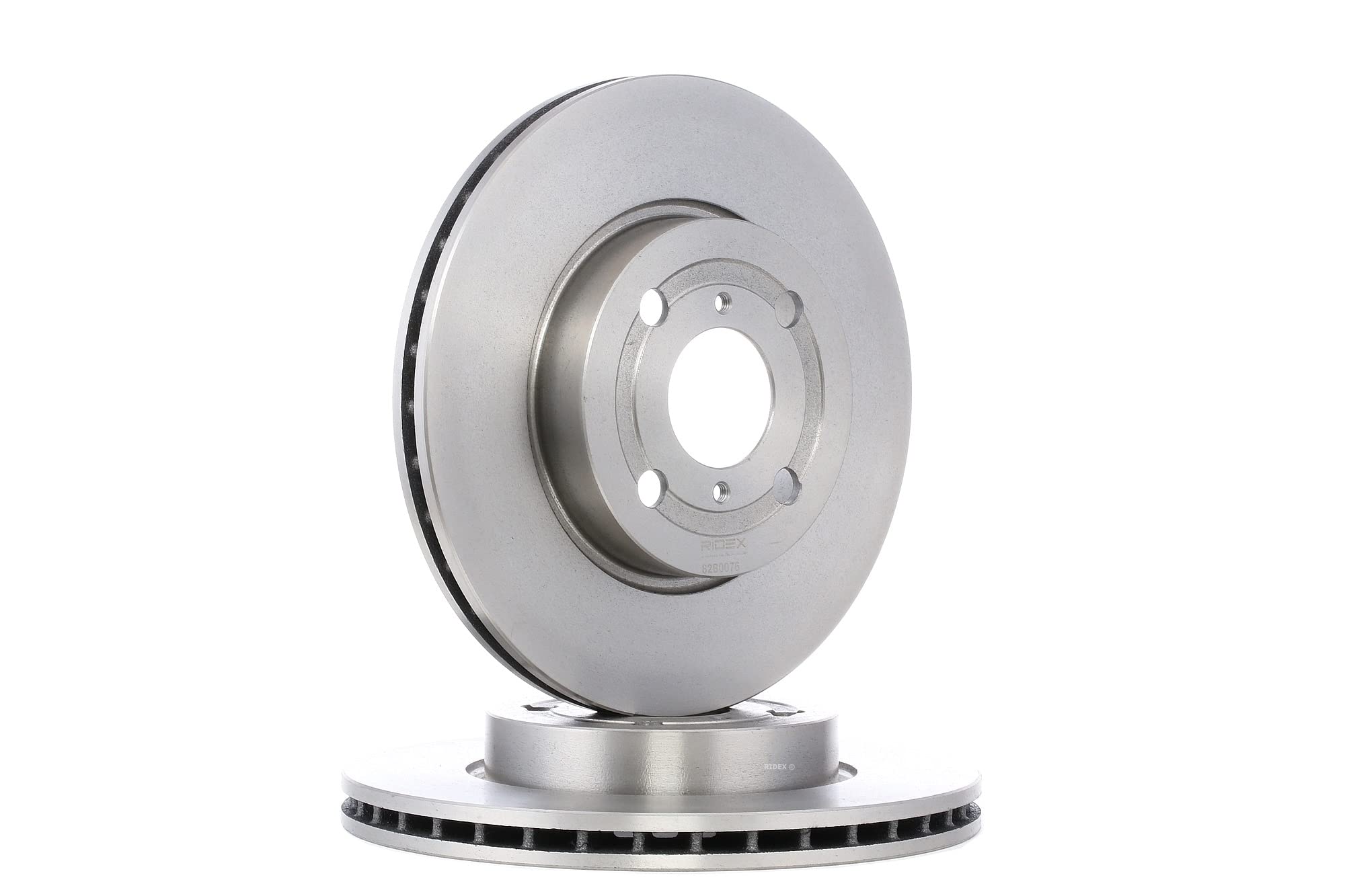 RIDEX 82B0076 2x Disco freno Anteriore senza viti/bulloni Compatibilità con TOYOTA Yaris Hatchback P9