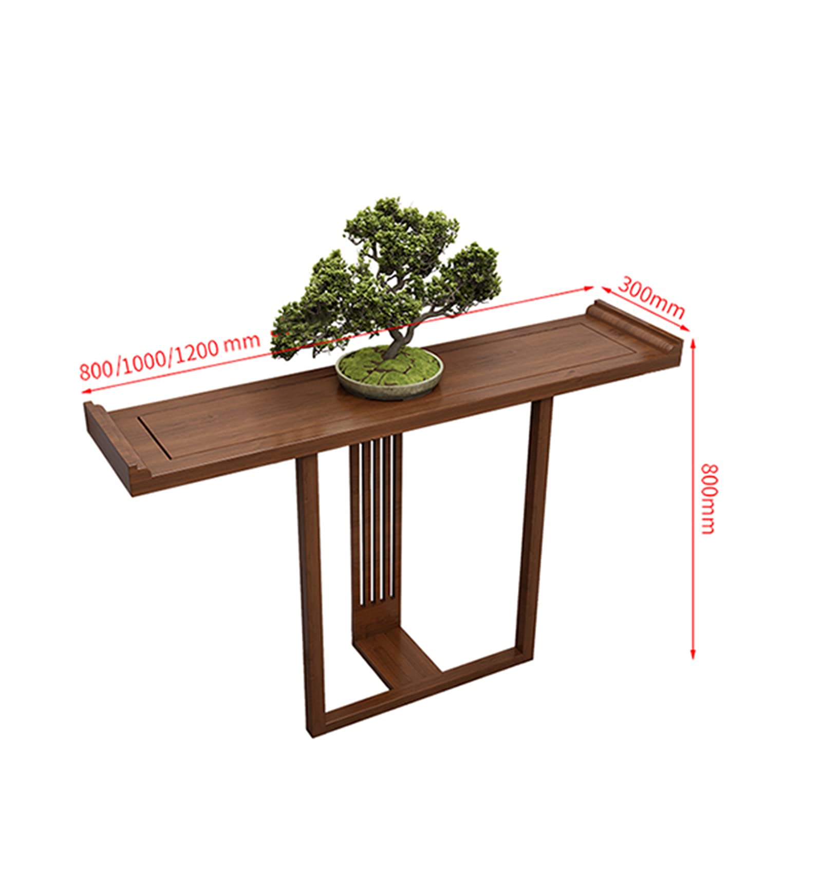 木製カウンターテーブル 長方形古道具