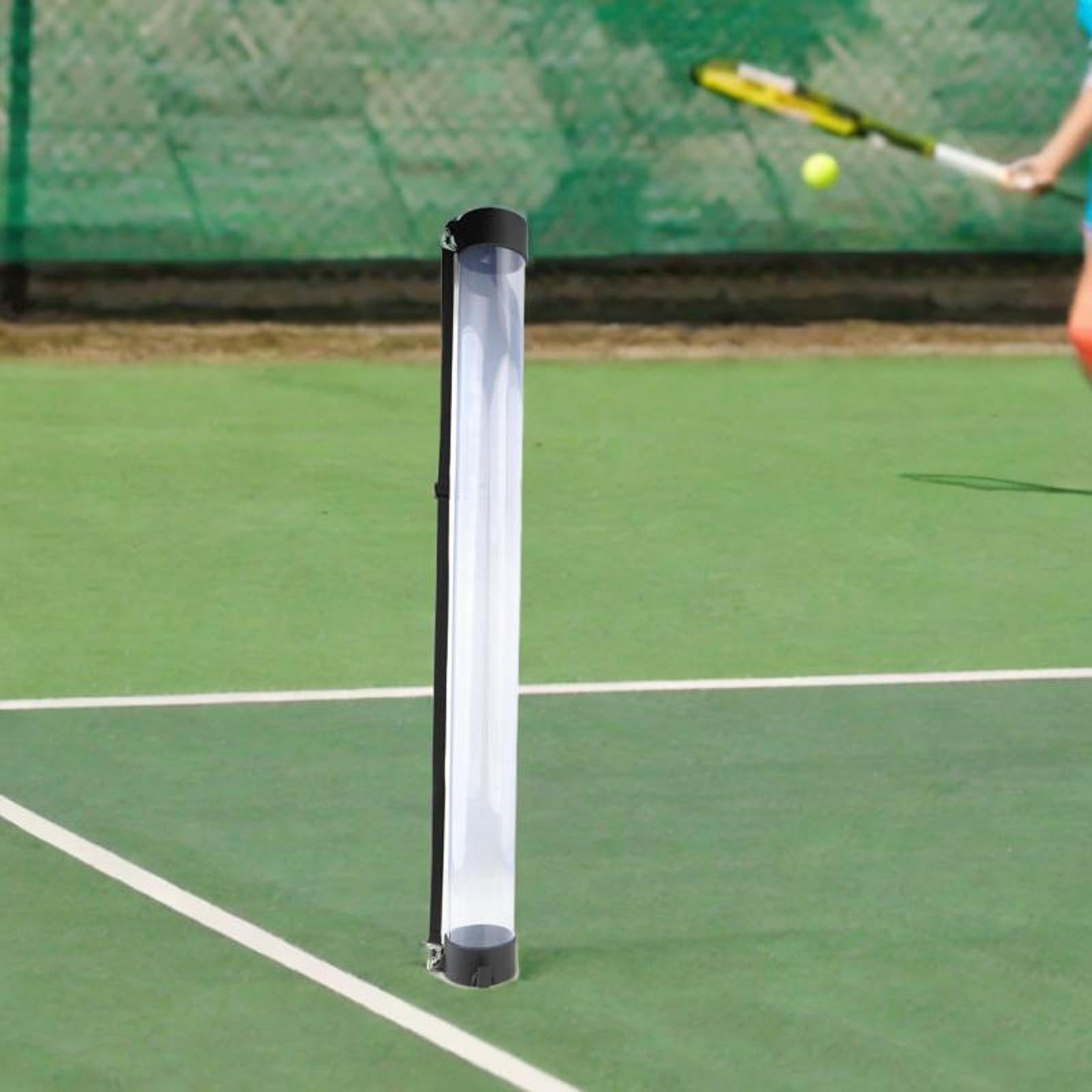 Ramasseur De Balles De Tennis - Manche Télescopique (46-81 Cm) - Acier Inox, Pour Terrains Durs Et Gazon