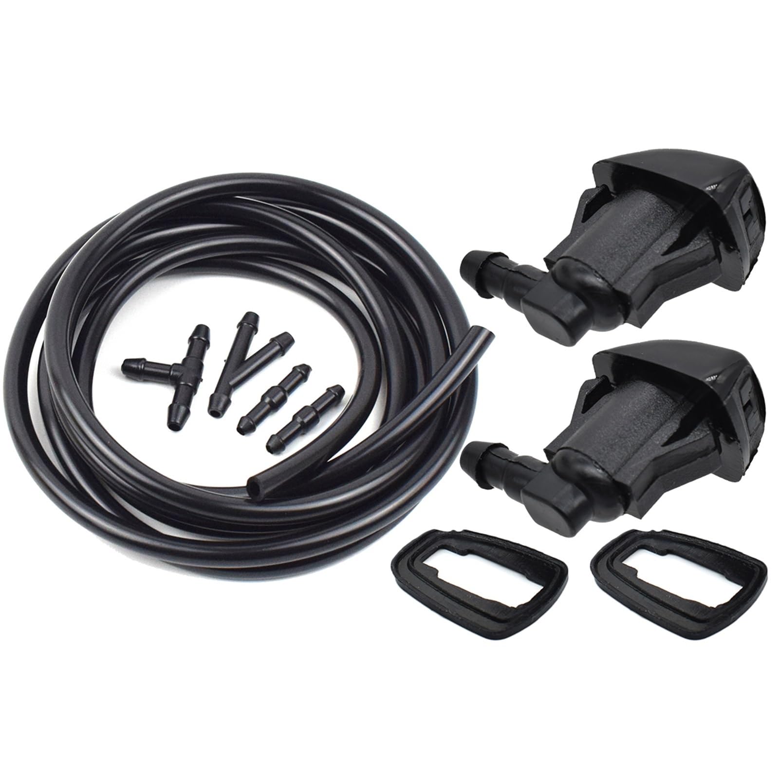 Fit for Jeep Grand for Dodge Durango Caravan Nitro 2X Front Windshield Wiper Washer Jet Nozzle Kit Front Windshield Spray Nozzles Washer Jet Kit