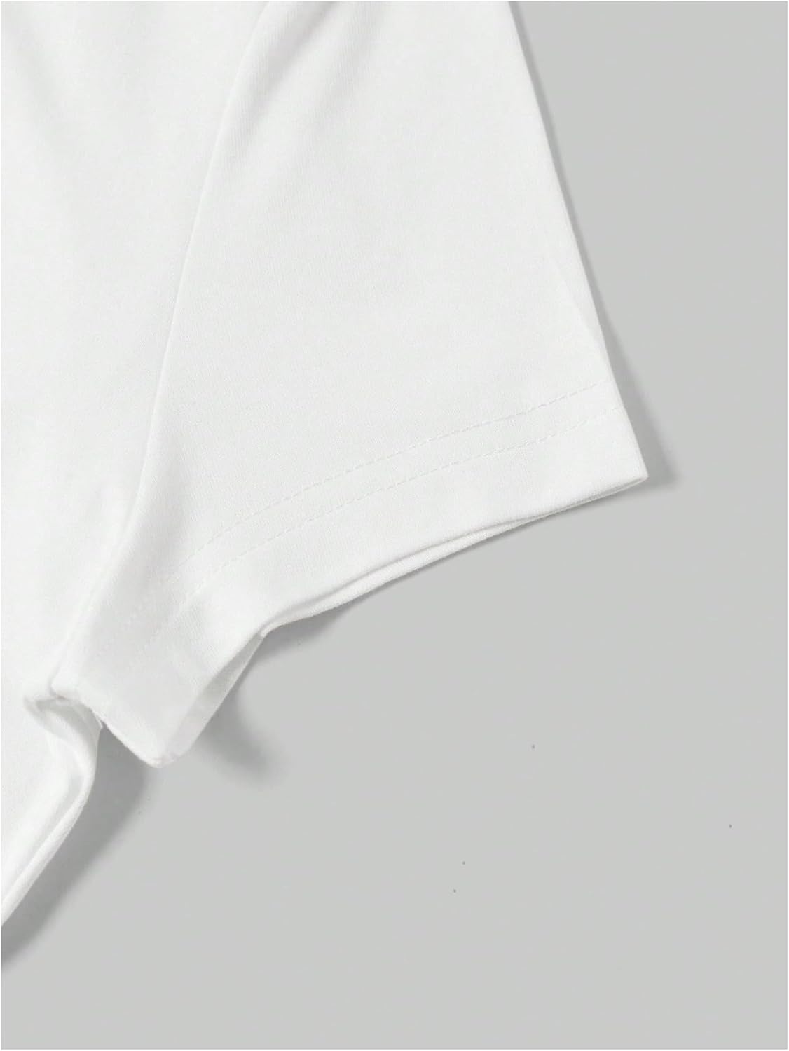 OYOANGLE Women's 5 Pack Short Sleeve Cropped T Shirt Crew Neck Slim Tee Going Out Tops - Image 5