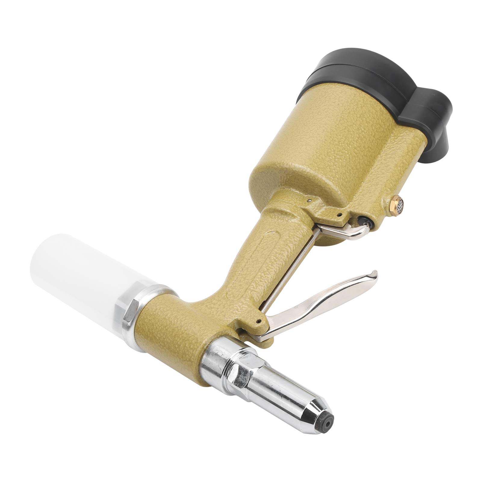 FTVOGUE Hydrauliczny Pneumatyczny Pistolet do Nitów, Przemysłowe Narzędzie do Nitowania Zasilane Pneumatycznie z 3 Pazurami Nitów Stalowych i Aluminiowych o średnicy od 2,4 Mm 4,8 Mm (Styl