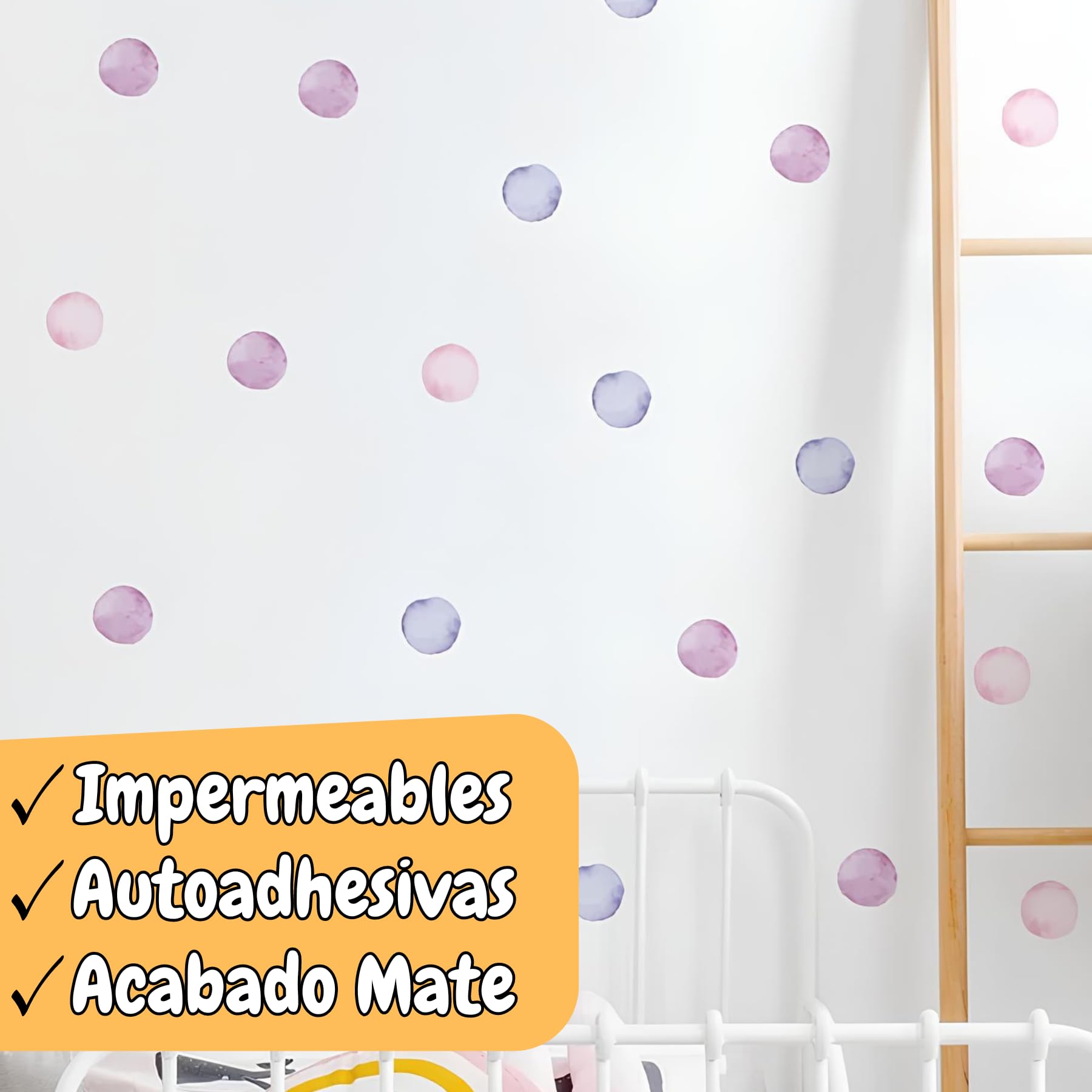 Set di adesivi da parete con stelle, 60 x 30 cm, colori pastello, 9 – 2 cm per stella, decorazione per la cameretta dei bambini, per ragazzi e