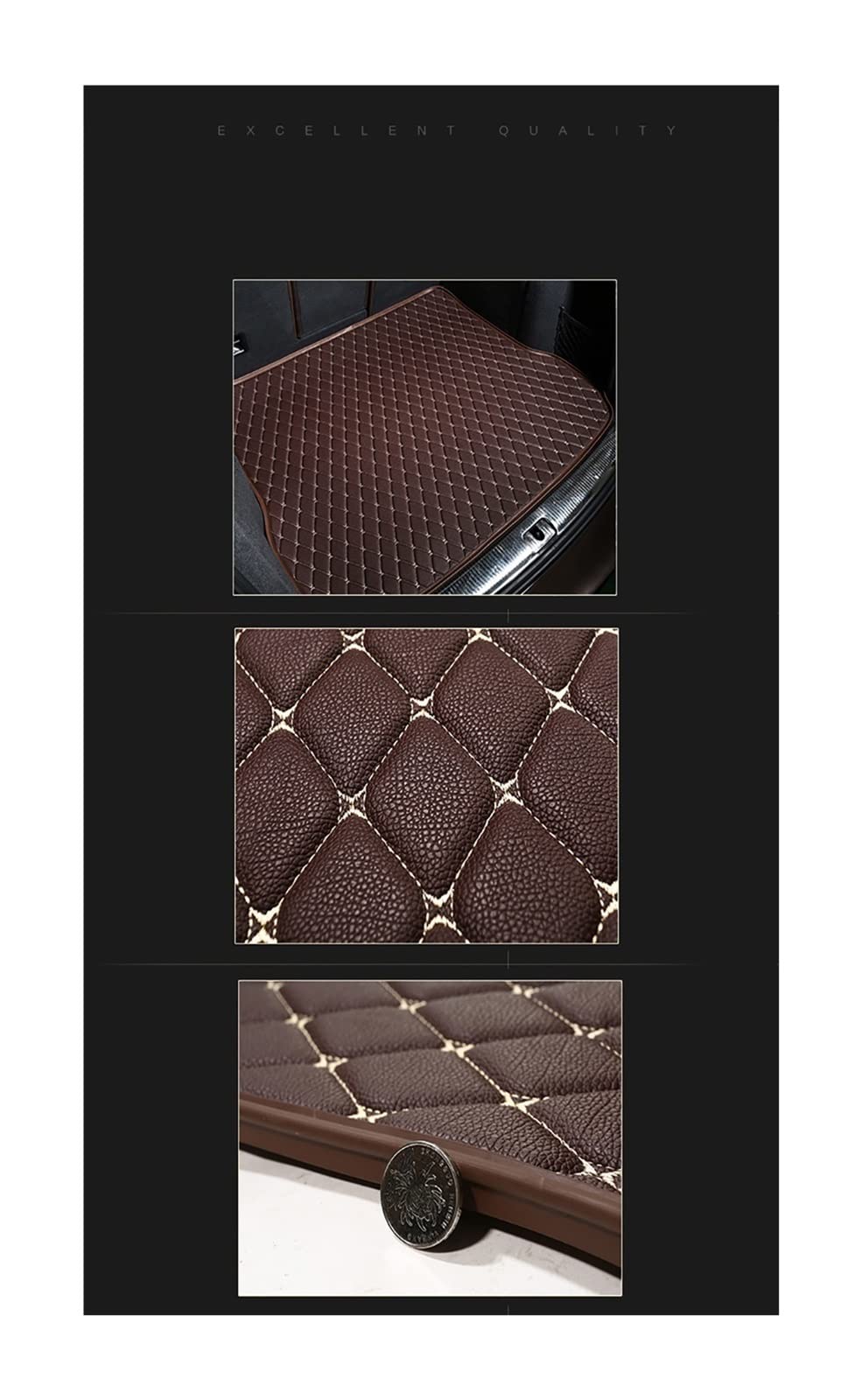Auto Tappetino Baule Per Tutti I Modelli Tappetino Per Bagagliaio Per Auto In Stile Personalizzato Con Strisce Impermeabili Speciali Per Viaggi In(G)