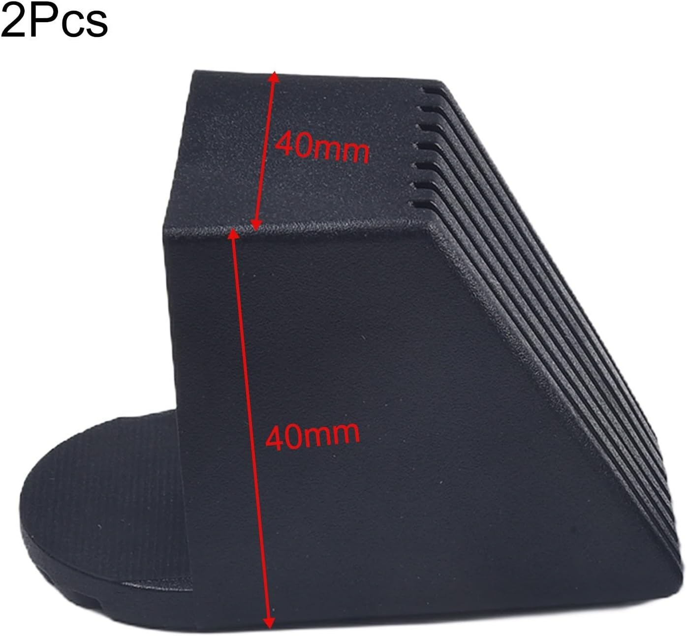 Square End Cap for Gym Equipment - Anti-Slip Fitness Equipment Feet, Plastic Square Tube Covers, Foot Cover Protectors 40x40mm, Exercise Machine Foot(40 * 40mm)