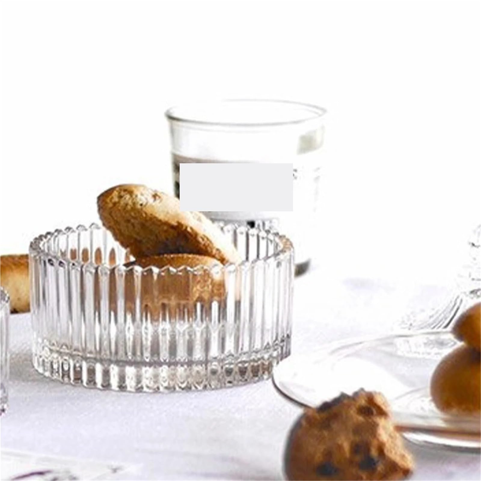 Tarro De Caramelos Tarro de Cristal for Almacenamiento de Dulces, Recipiente de Cristal con Tapa, Platos Dulces, joyería, azúcar, decoración Interior del hogar, 300ml para Guardar Caramelos