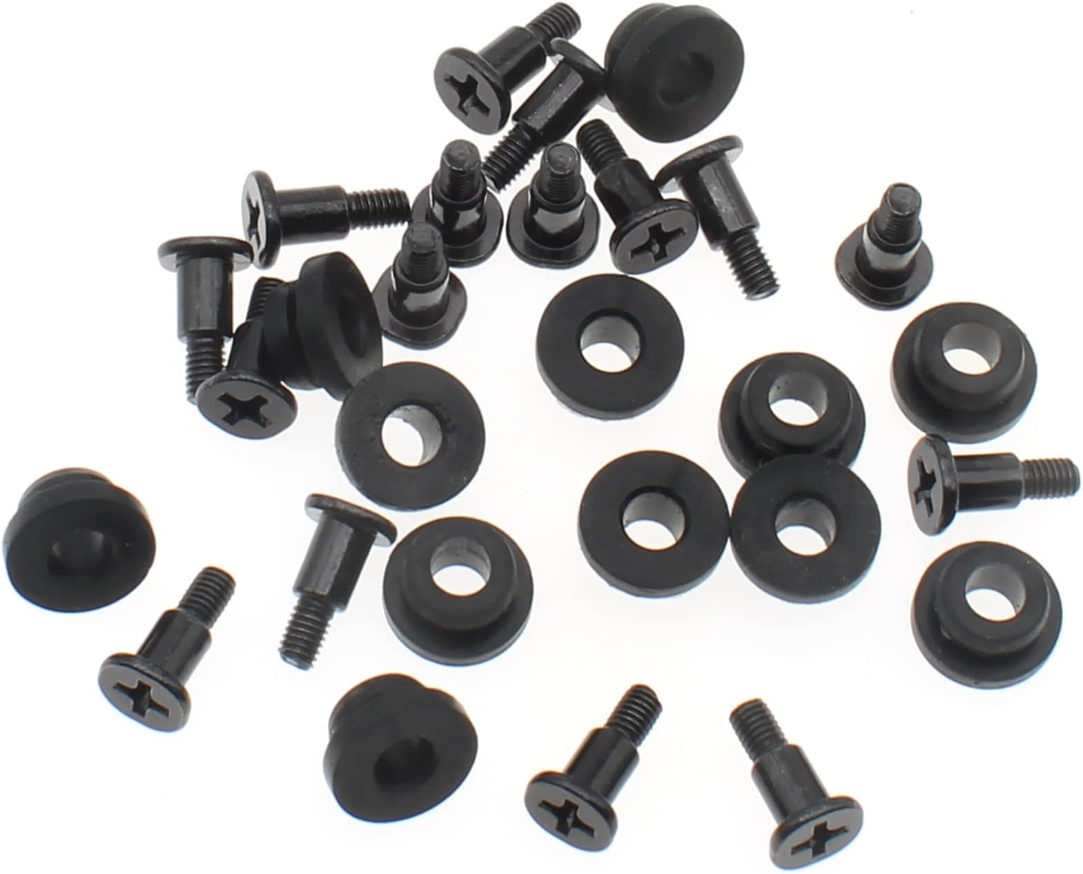 FDXGYH 12 Pcs Hard Disk Drive Screws and Shock Absorption Rubber Washer Kit for 3.5 inch HDD PC Hard Disk Drive Mounting Accessories