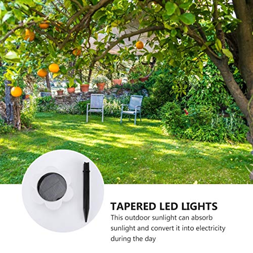 NICEXMAS Luz Solar de Gramado Led 7 Cores Em Forma de Flor Jardim Paisagem Lâmpadas de Estaca Holofo