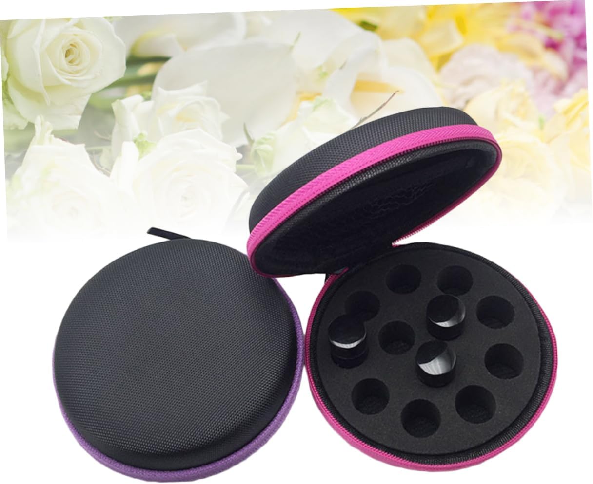 MERRYHAPY 4pcs Storage Case for Bottles Portable Zipper Bag for Travel Random Protects against Dust and Bumps