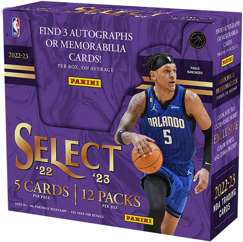 2022-23 Panini Select Basketball Hobby Box - 12 Packs