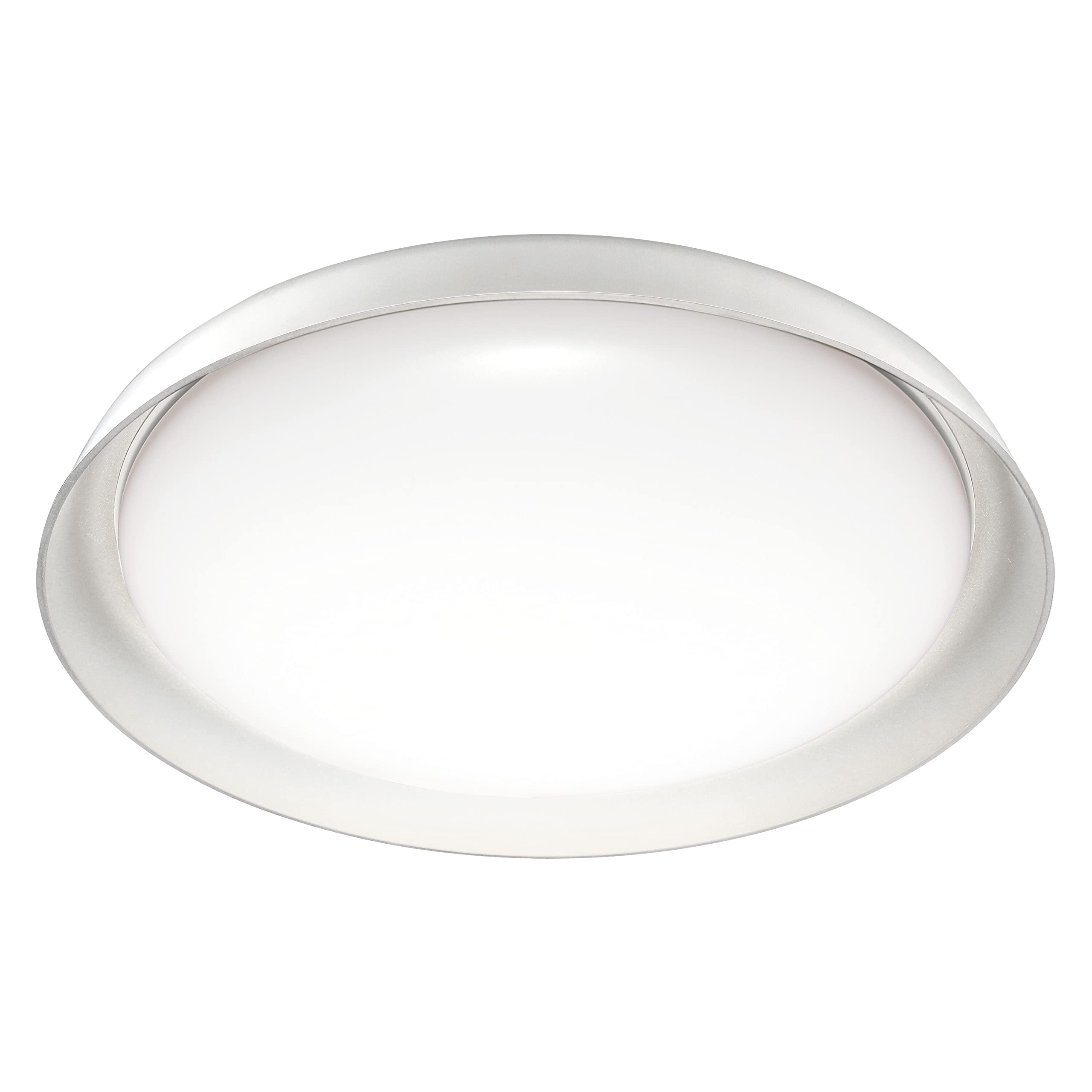 LEDVANCE Smart LEDWall and Ceiling Luminaire for Indoor Use with WiFi Technology, Tunable White (3000K-6500K), White, 430 mm, Compatible with Google and Alexa Voice Control, Smart+ WiFi ORBIS Plate