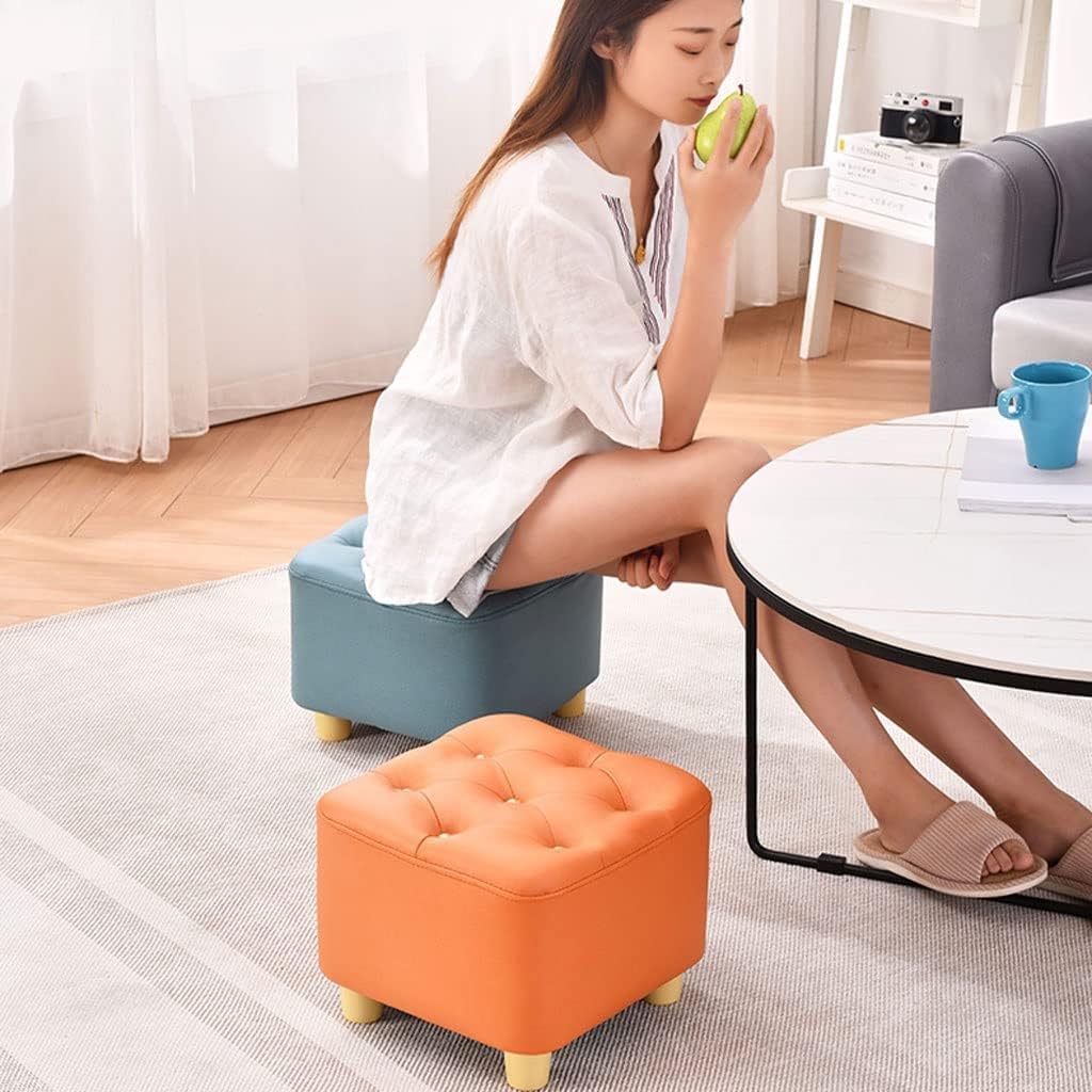 フットレスト、小さなスツール 小さなオットマンとフットスツール 高級