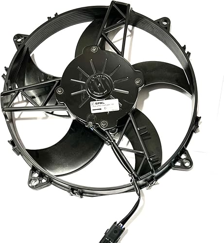 Miniatura 2 de SPAL 30101550 M 11 "extractor de ventilador de condensador de radiador 12 VOLT hoja curva de alto rendimiento 1233 cfm VA26-AP50/CWP-44A w Kit de
