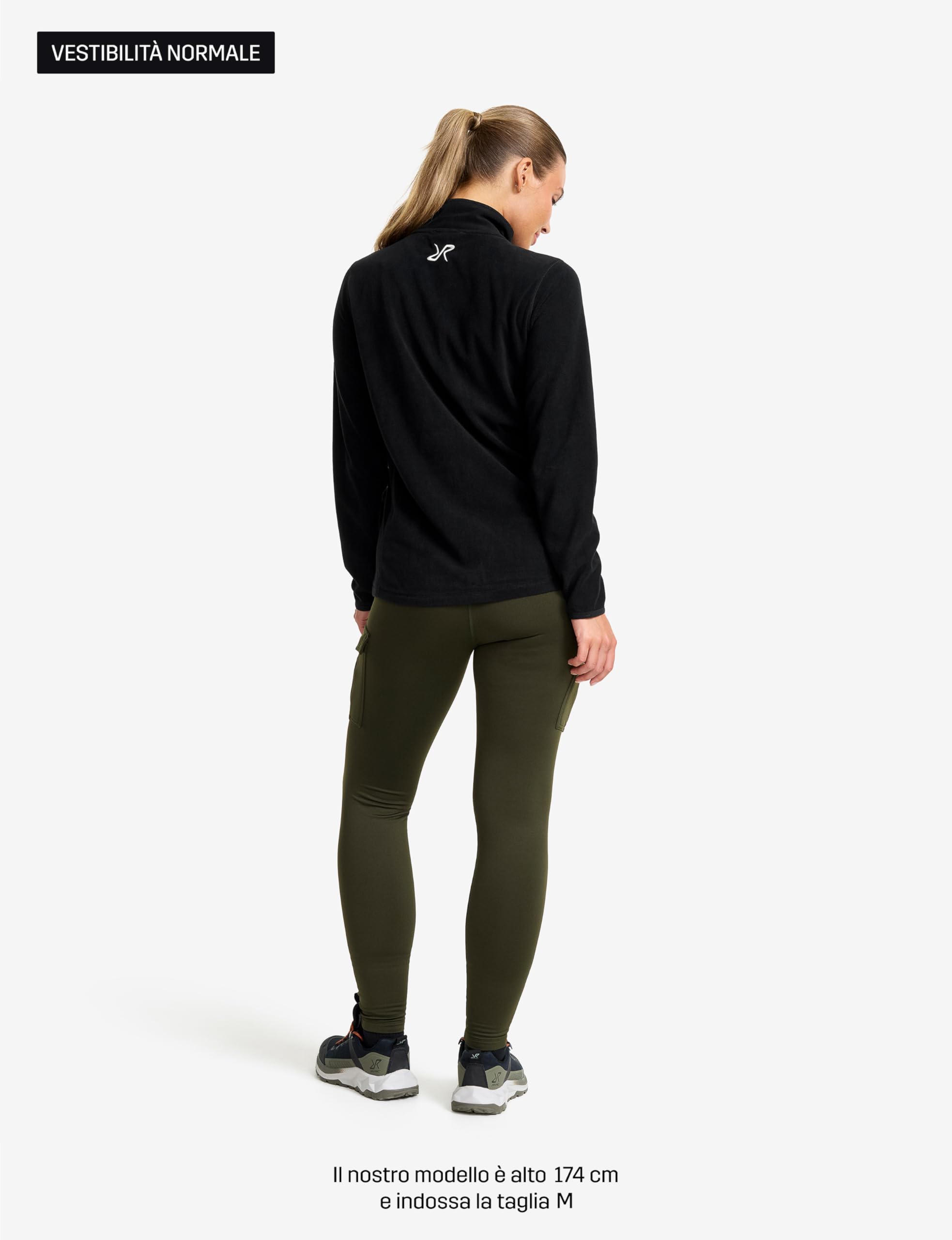 RevolutionRace Hiker Full-Zip Fleece da Donna, Giacca in Pile Strato Leggero e Traspiranteda Esterno Perfetta per l'escursionismo