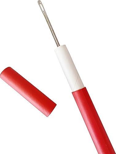 Miniatura 2 de Olgamo Aguja larga de ojo grande para tapicería profesional, fácil de enhebrar, aguja de coser a mano (10 pulgadas x 4 piezas)