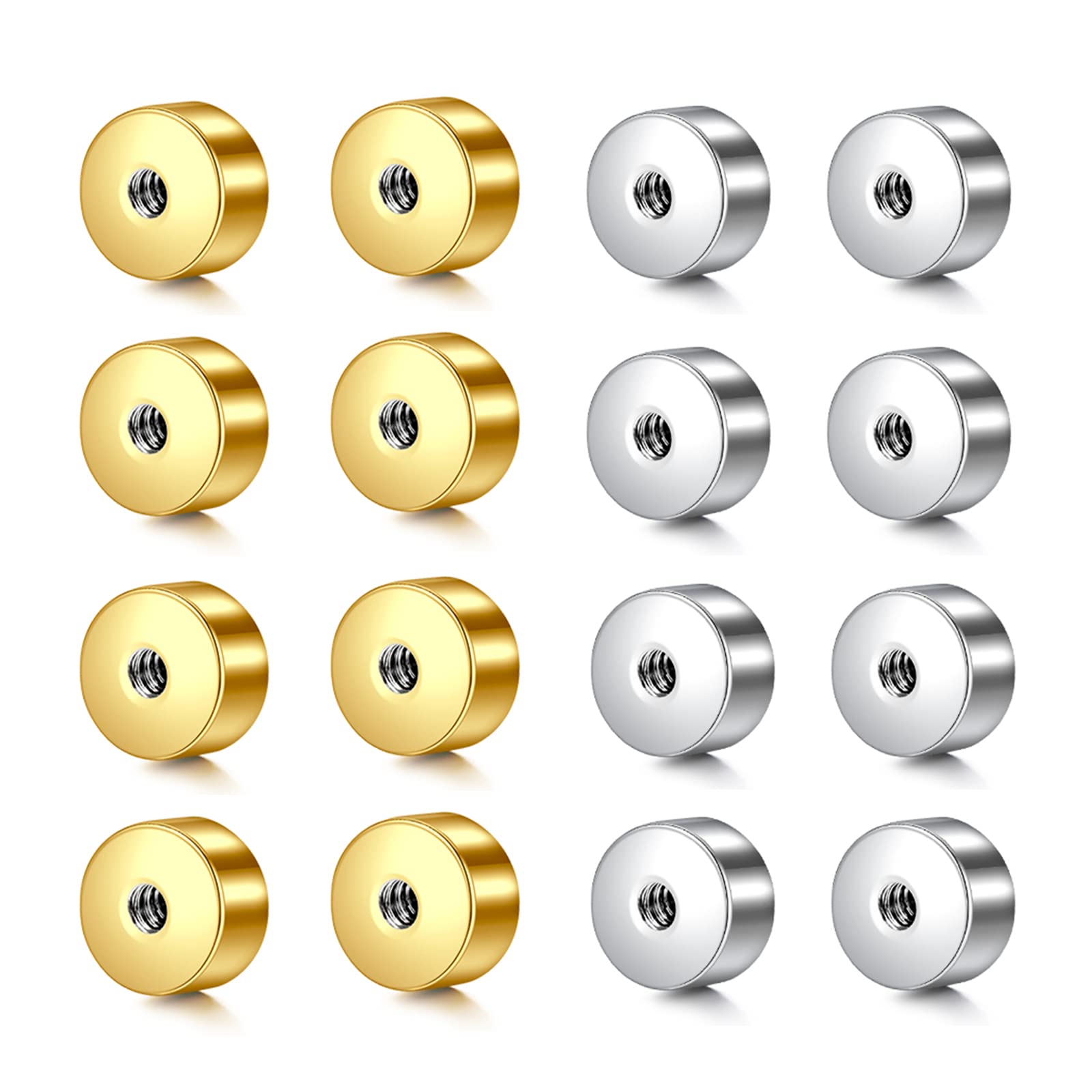 QWALIT Belly Button Ring Balls Replacement Balls 14 Gauge 20 Gauge Piercing Jewelry Balls for Replacement Balls for 14g Septum Ring Balls 20g Stainless Steel, Metal, stainless-steel