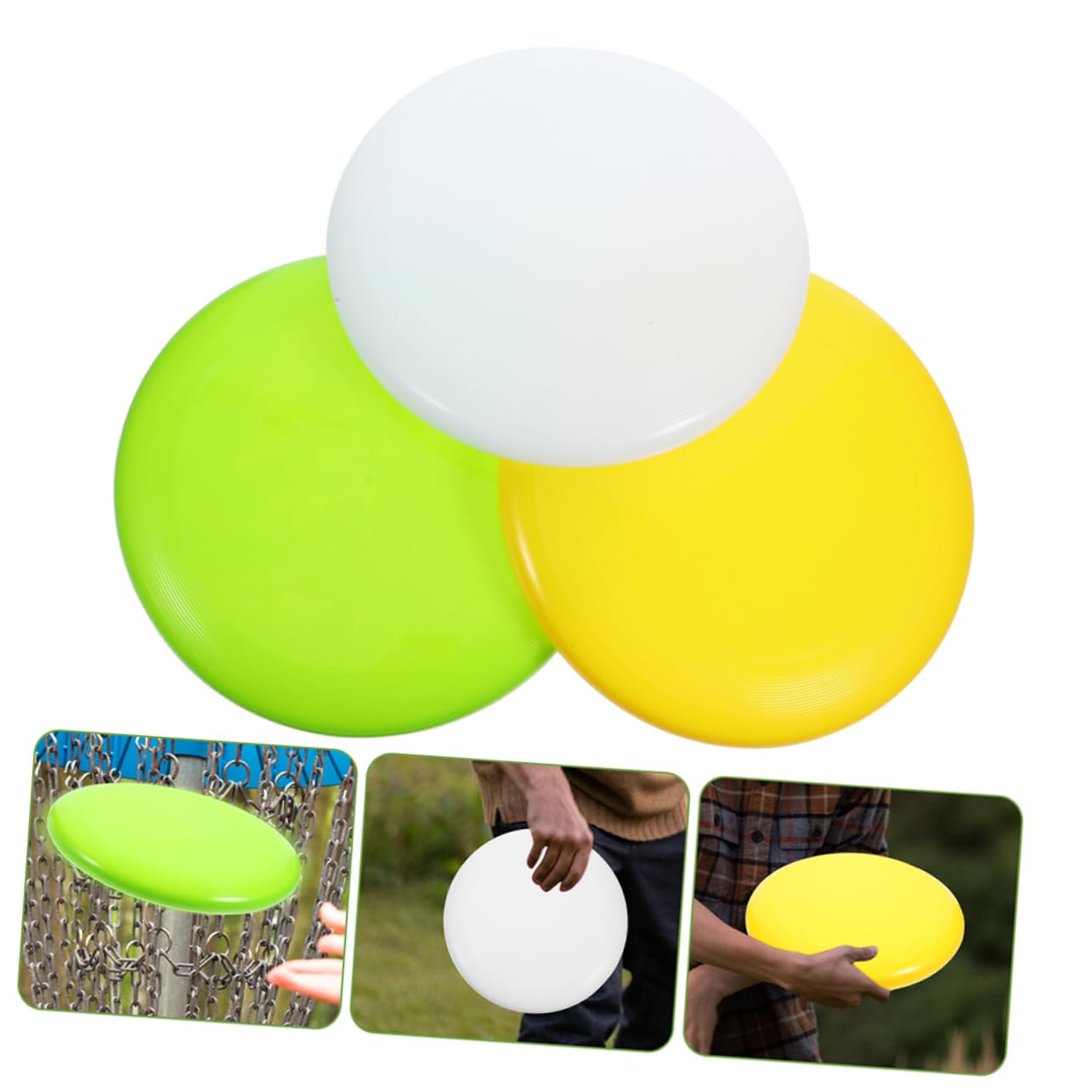 SUPVOX Da Golf Disc Golf per Principianti Disco da Golf Palline da Golf Gialle Pilota di Golf Disco Golf Disco Volante Disco per Disc Golf Accessorio da Golf