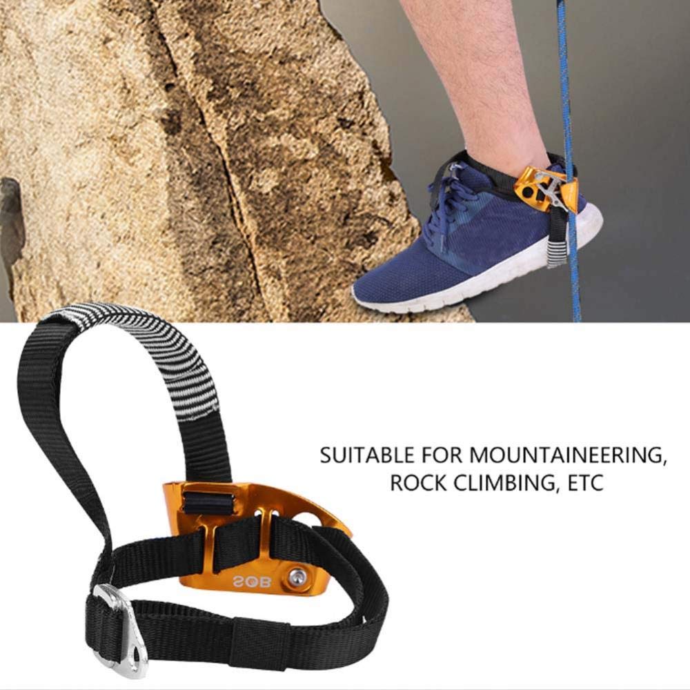 Tbest Foot Ascender Climbing,Piede Ascender, Piede Destro/Sinistro per L'Attrezzatura da Alpinismo per Alpinismo, Arrampicata su Roccia, Soccorso Antincendio O Protezione Ingegneristica