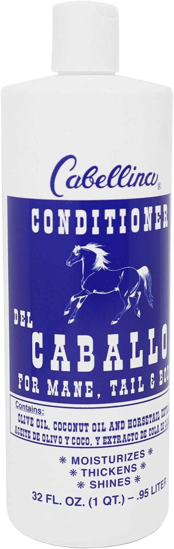Conditioner del Caballo, Moisturizing Conditioner to Prevent Hair Loss with Horsetail Plant Extract, Volume and Shine to your hair, 32 FL Oz, Bottle