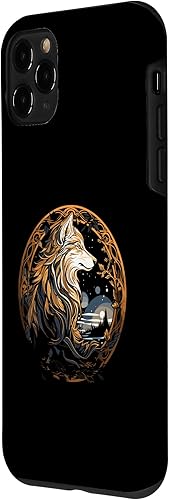 Miniatura 23 de iPhone XR Fenrir Wolf Viking Scandinavian Pride Norsemen Odins Wolf Case