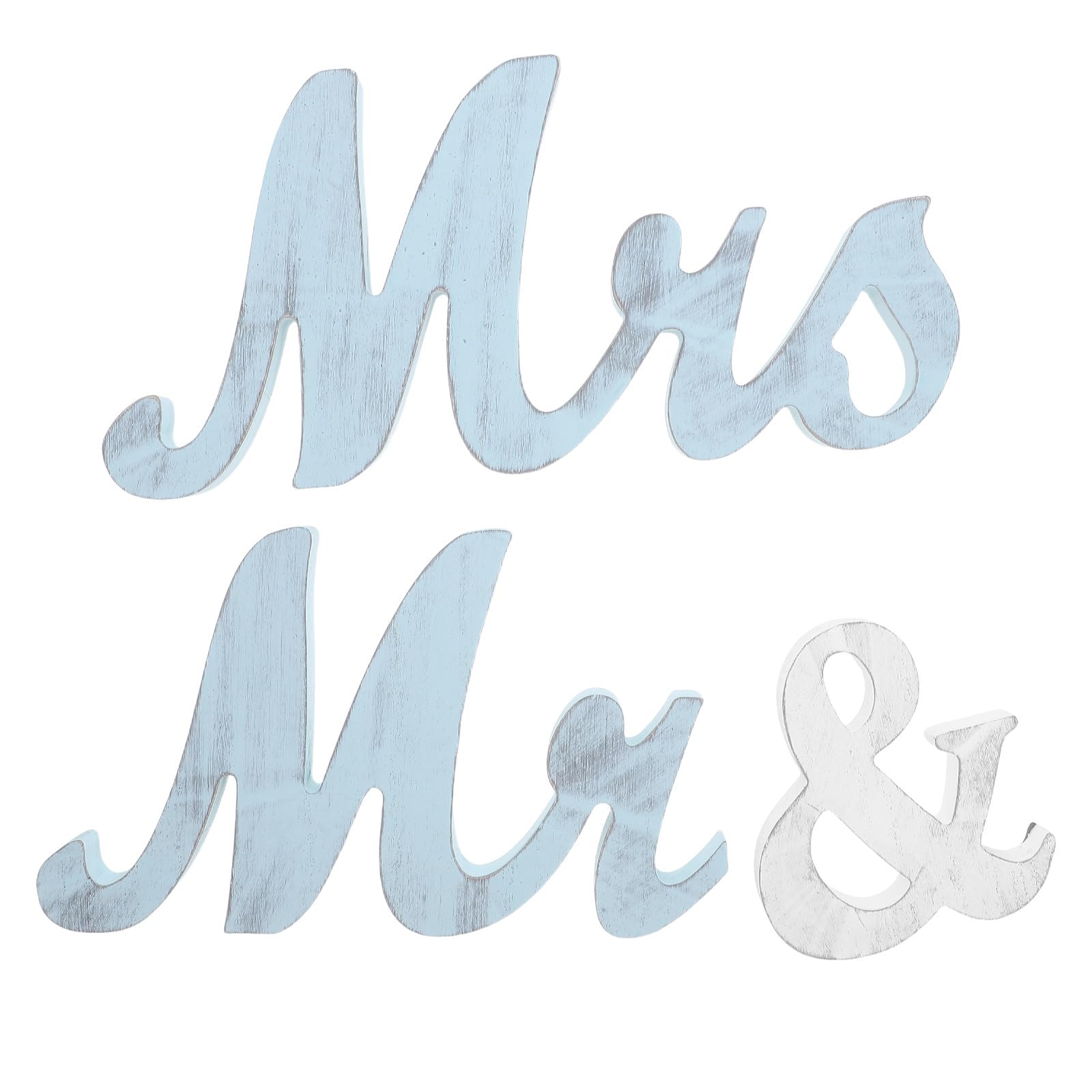Angoily Mr Mrs Holz Tischschilder Satz Rustikale Hochzeitstischdeko aus Langlebigem Holz für Jahrestag Brauttisch Dekoration Romantische Feier