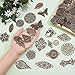 PH PandaHall 120pcs Filigree Metal Embellishments 19 Style Filigree Connectors Charms Antique Bronze Flower Animal Pendants for Steampunk Mixed Media Art Hairpin Headwear Necklace Jewelry Making