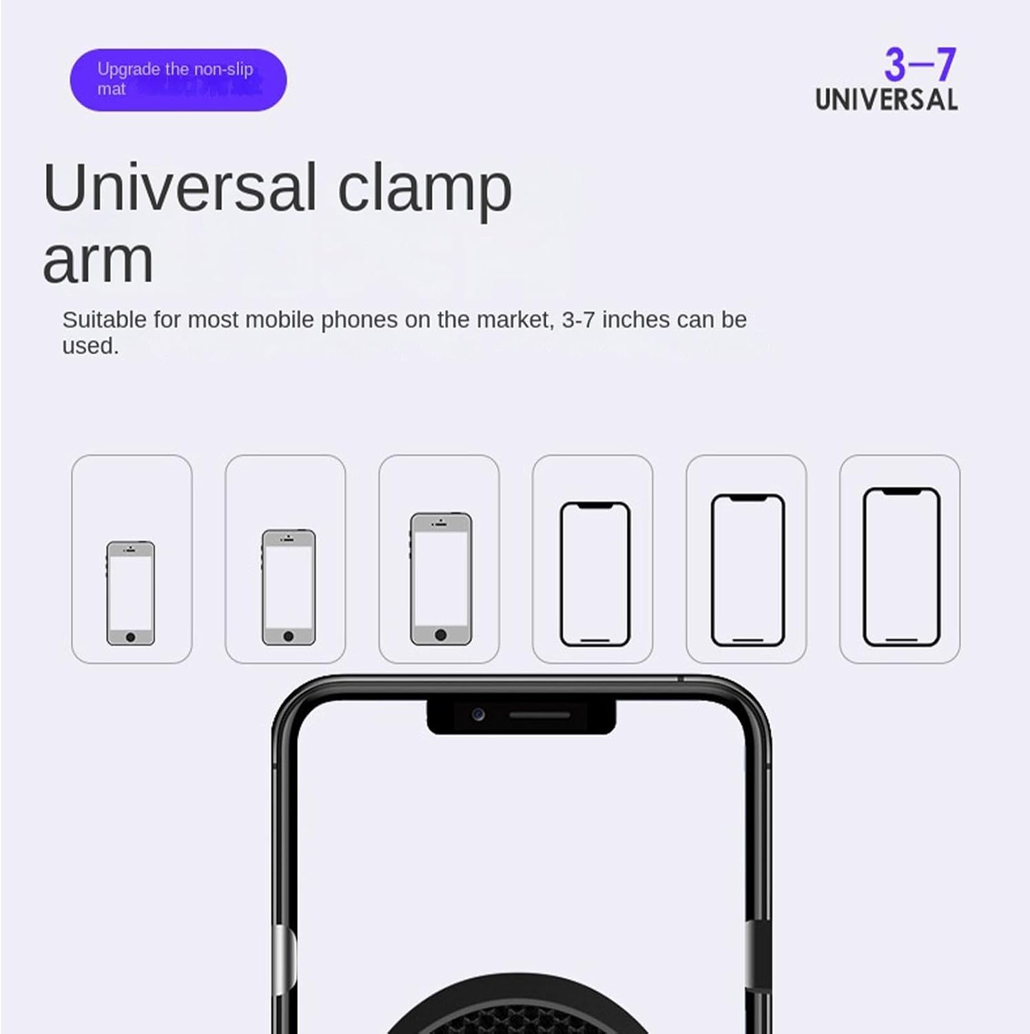 Car Phone Mount Adjustable Shock Absorbing Stand Cradle image 5