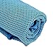 Zxpjkyu Microfiber Towel for Neck and Face in Warm Conditions, Ideal for Gym and Outdoor Use, Blue