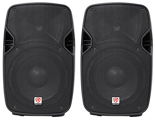 2 Rockville SPGN108 10" Passive 800W DJ PA Speakers ABS Lightweight Cabinet 8ohm