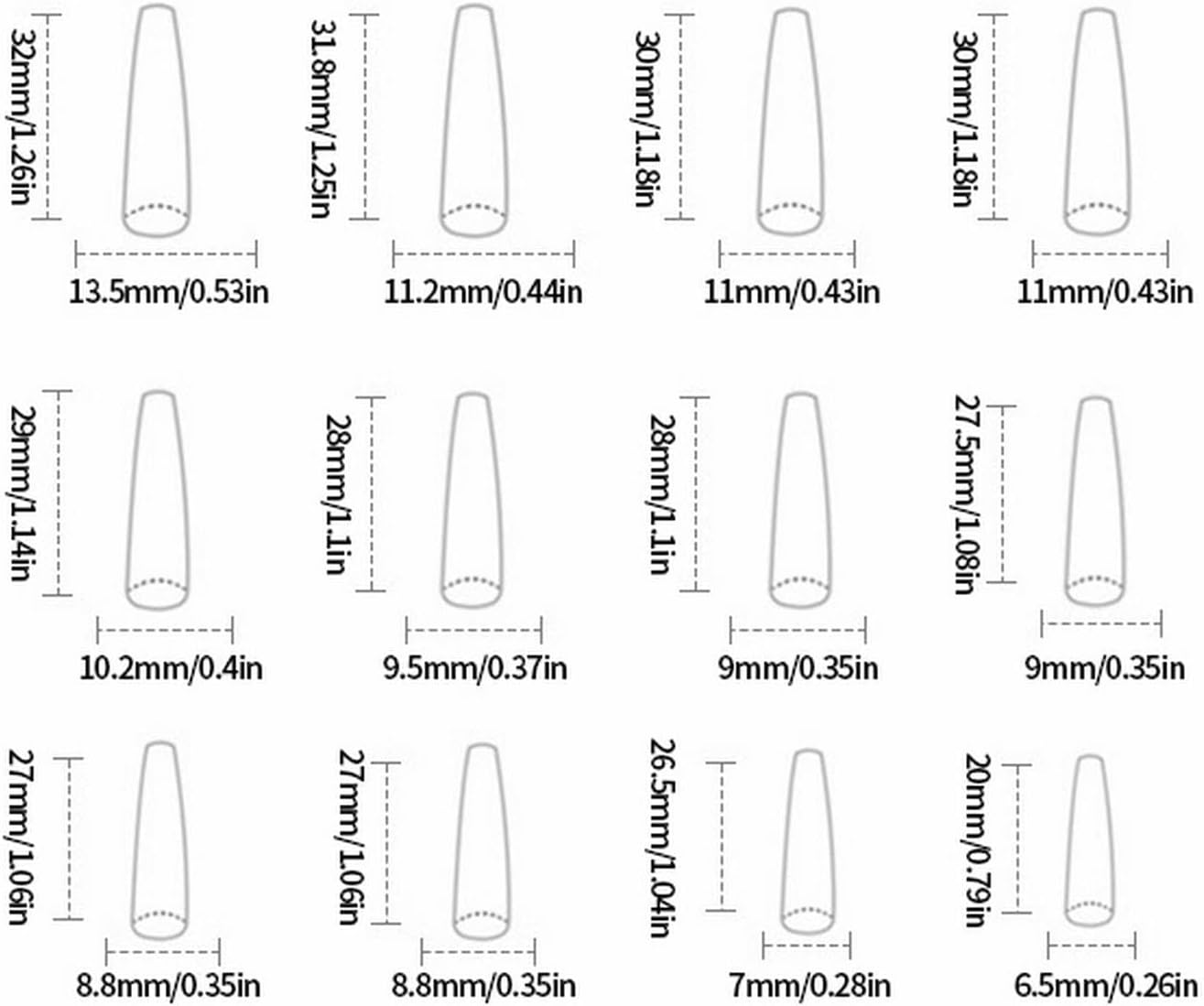 Ballet Nail Long Shiny Gold Powder Wearable Nail Patch Nail Enhancement Detachable Nail Patch Finished Product Easy to Wear 2ml 500 Clear Nail Tips Long (A, One Size) : Beauty & Personal Care