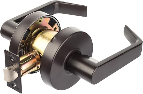 Miniatura 8 de Dynasty Hardware AUG-26D - Palanca de servicio comercial (grado 2, ADA, acabado cromado satinado), AUG-30-26D Cromo cepillado,Negro (Flat