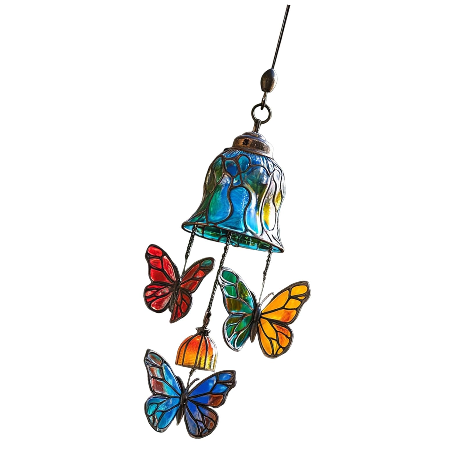Carotoe B Gift Utterfly Wind Chimes Features Elegant Design And Pleasant Sound For Irthdays Holidays And Home Decoration Utterfly Ornament