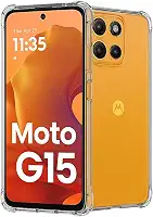 Capa Case Antishock em TPU para novo Motorola Moto G15