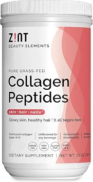 Zint Collagen Peptides Powder 10 Ounce Hydrolyzed Collagen Protein Hydrolysate Beauty Supplement