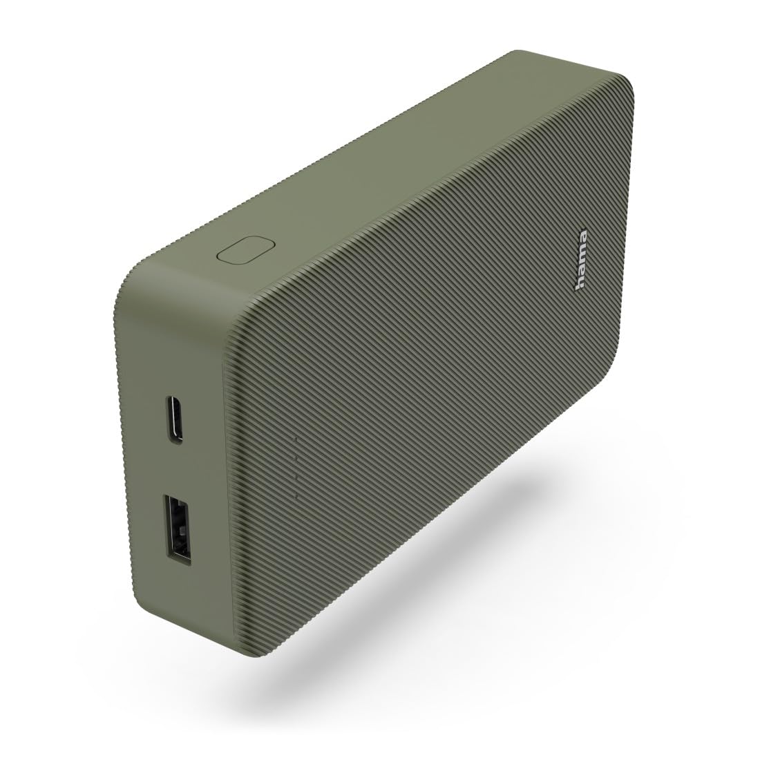 Hama Power Pack 20000 mAh (power bank, ricarica rapida, USB A, USB C, capiente, leggera, piccola, caricatore), rosso