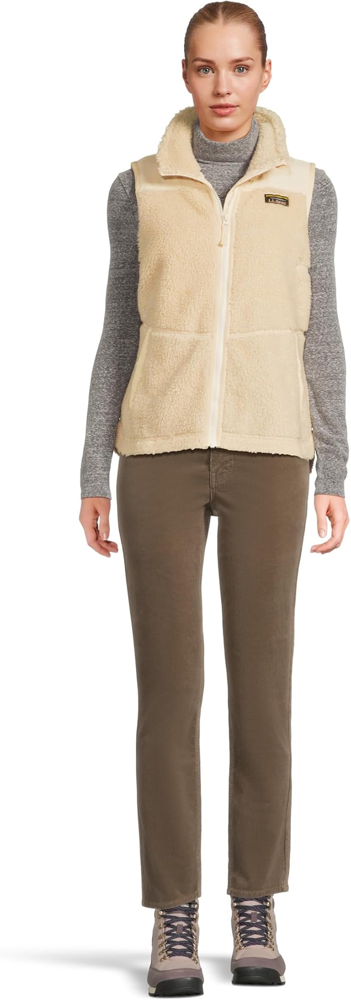 Женские L.L.Bean Bean's Sherpa Fleece Vest — фото 5