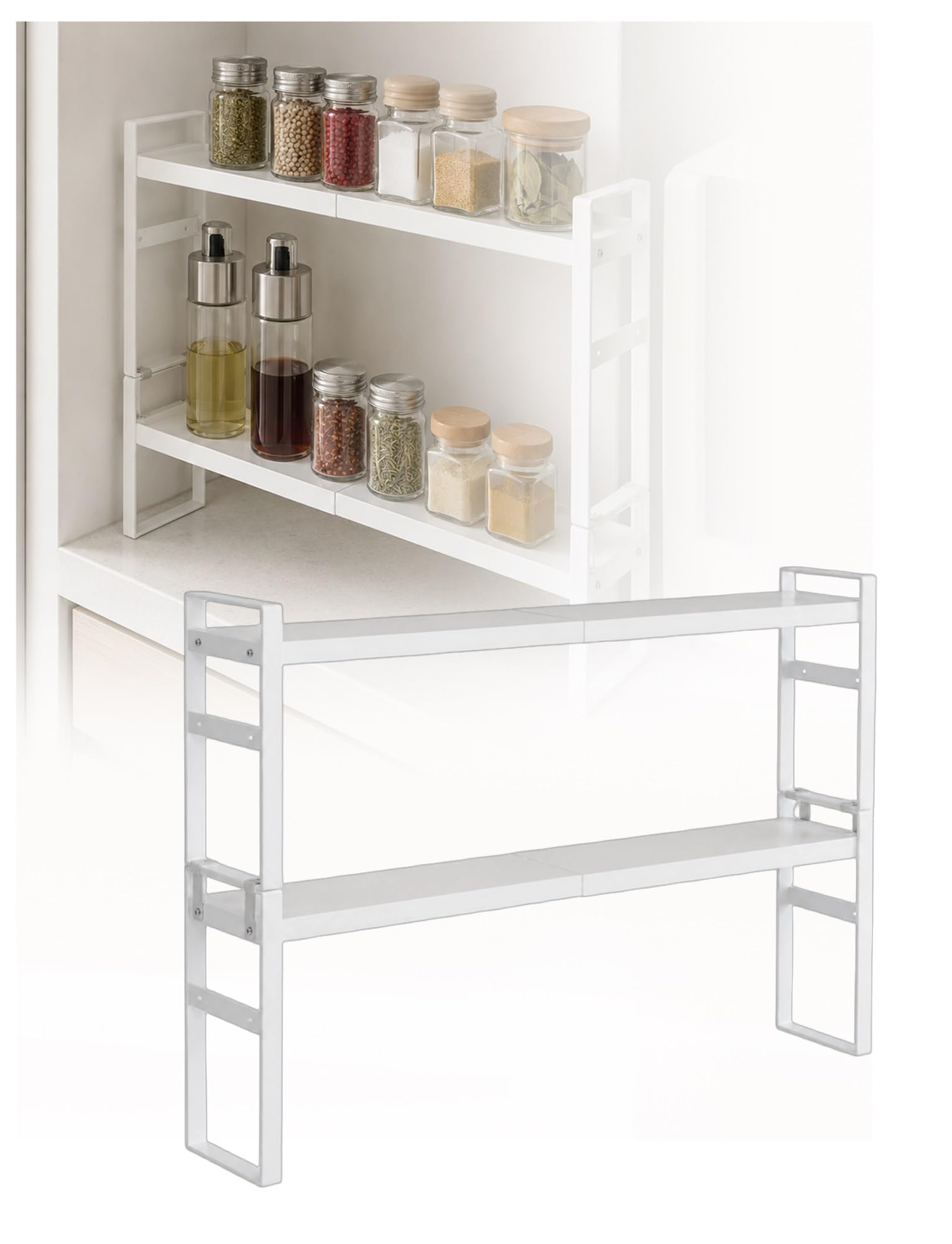 Design étroit de rangement pour cuisine extensible et salle de bain modulable