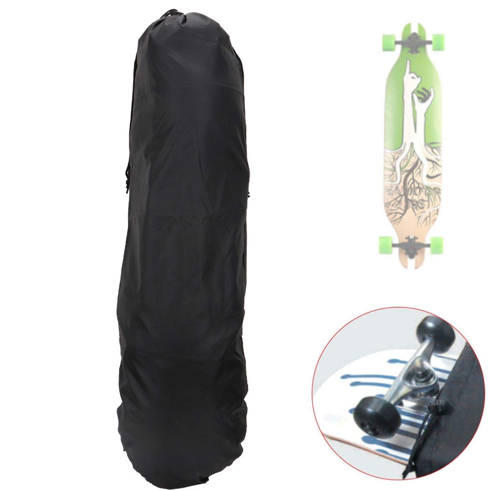 Fockety Borsa da Viaggio per Skateboard, Borsa da Skateboard Longboard Lavabile Leggera e Resistente all'Usura, per Attrezzatura Protettiva in Negozio Viaggi Sportivi