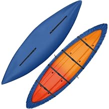 Kayak Cover for Old Town Canoe Sportsman BigWater ePDL+ 132 2023-2026, Outdoor Kayak Storage Cover with Adjustable Straps, Dust Resistant Oxford Fabric Canoe Boat Cover for Transportation