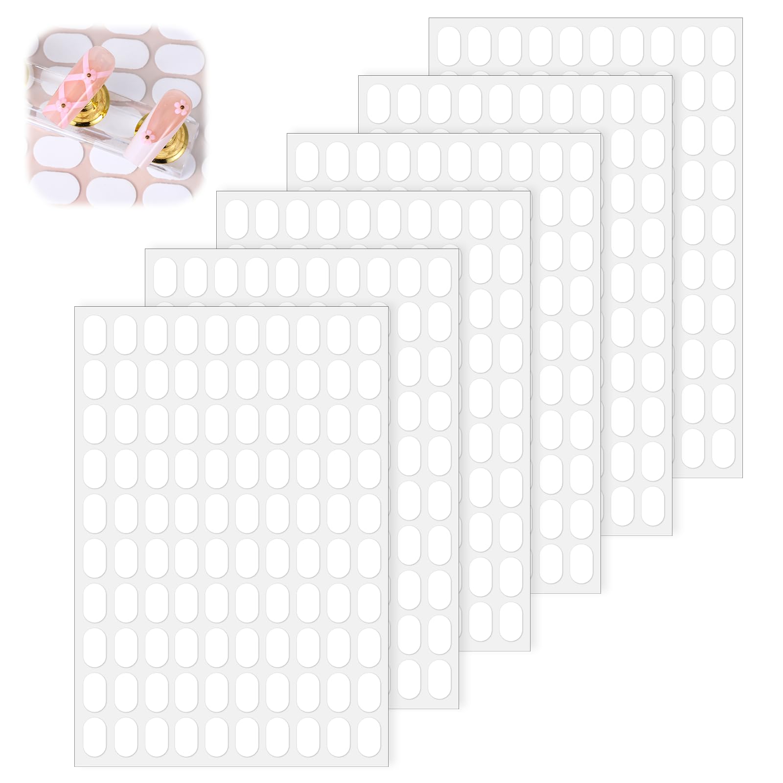 3600 supports acryliques d'ongle, support acrylique d'exercice d'ongle de gel de bricolage