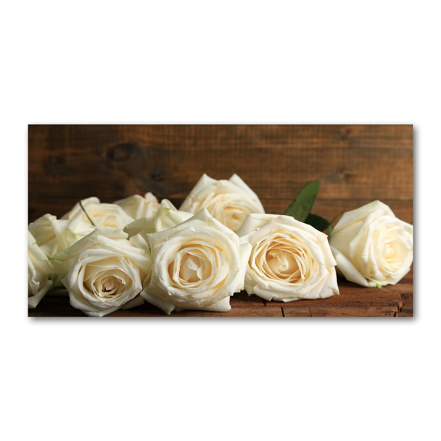 Image en verre plastique beige 140x70 Tulup pour décoration murale de salon