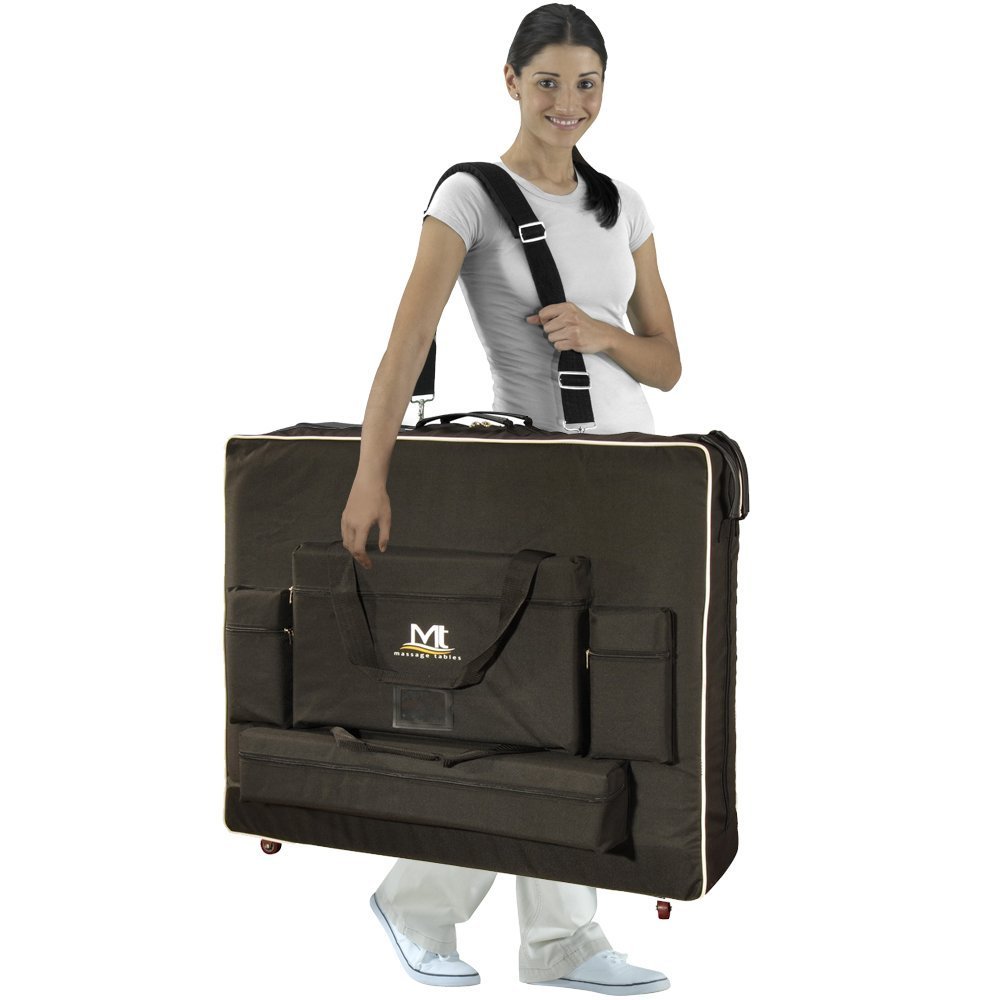 Master Massage Mallette de Transport avec roulettes pour Table de Massage de 30", Noir