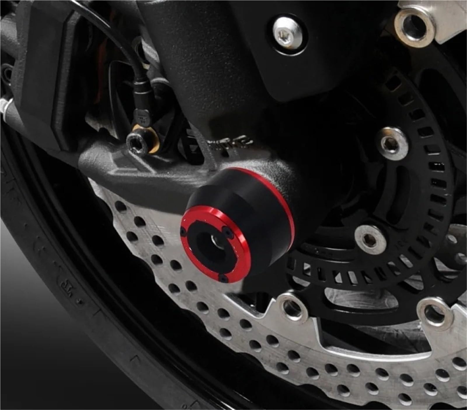 Osłona Podwozia Motocykla Pasuje do motocykla YAMAHA YZFR1 YZF-R1 R1M 2015-2021 CNC + POM Przednia tylna oś widelca Slider Pad ochronny Crash Płyta Podwozia Motocykla(One Pair Silver)