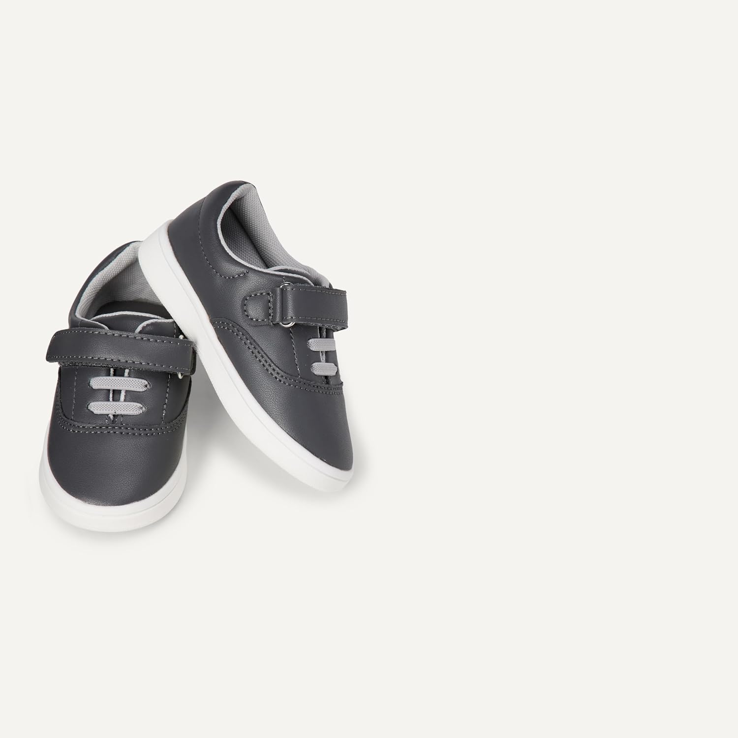 Amazon Essentials Unisex Toddlers' Elastic Lace Sneakers for Boys and Girls