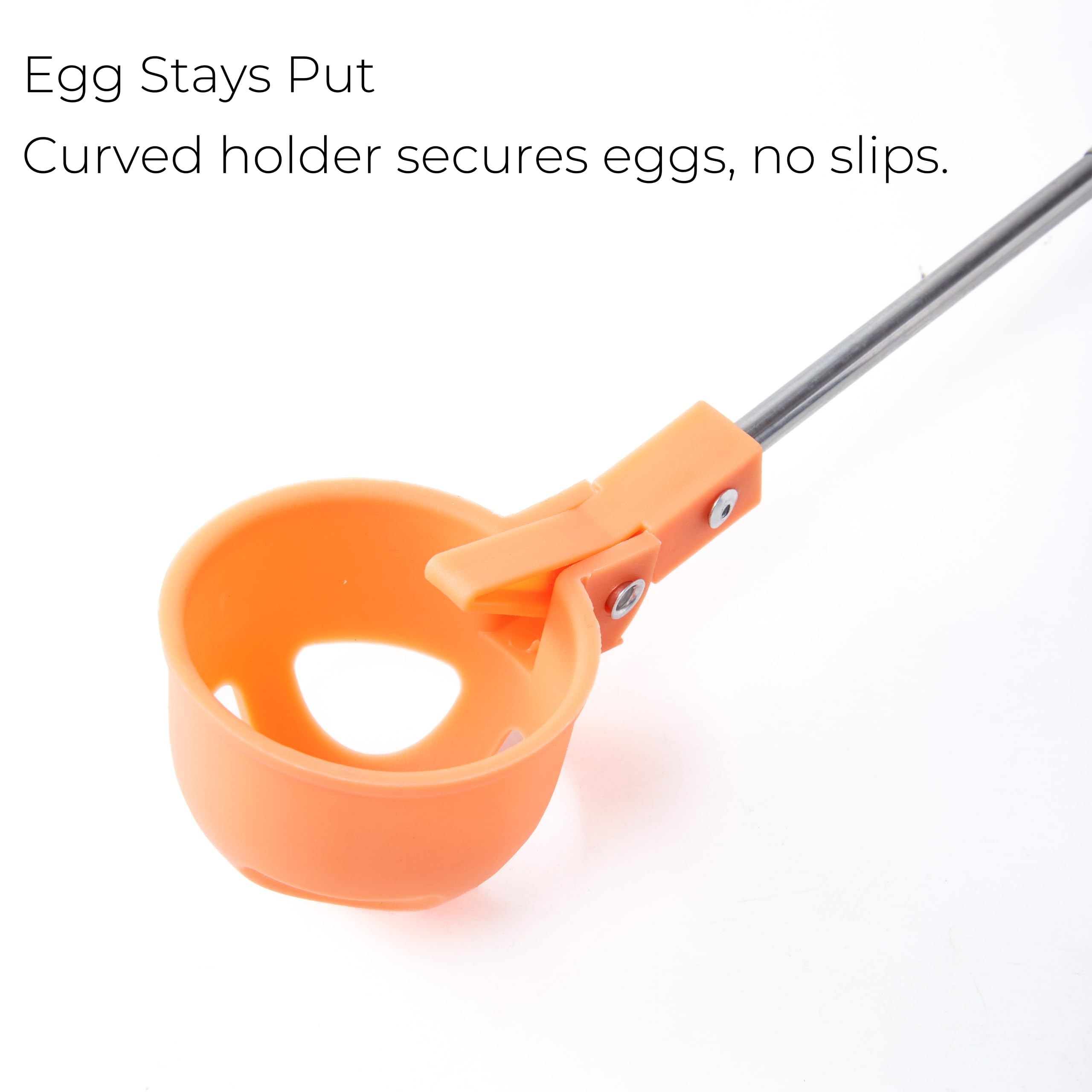 Pince à œufs Télescopique En Acier Inoxydable Pour Poulailler, Cour