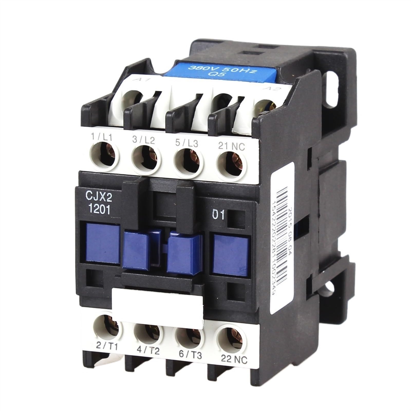 Contacteur normalement fermé CJX2-1201 triphasé 12A pour automatisme